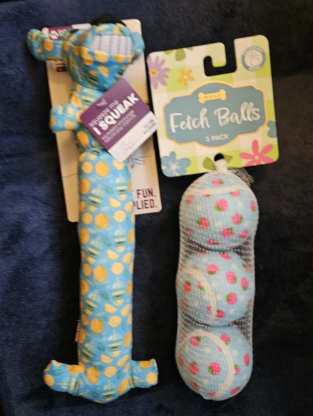 4pc Dog Toy & Ball Bundle